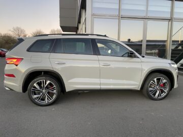 Kodiaq 2,0TSi RS 4×4 Pano AHK Teilleder Memory